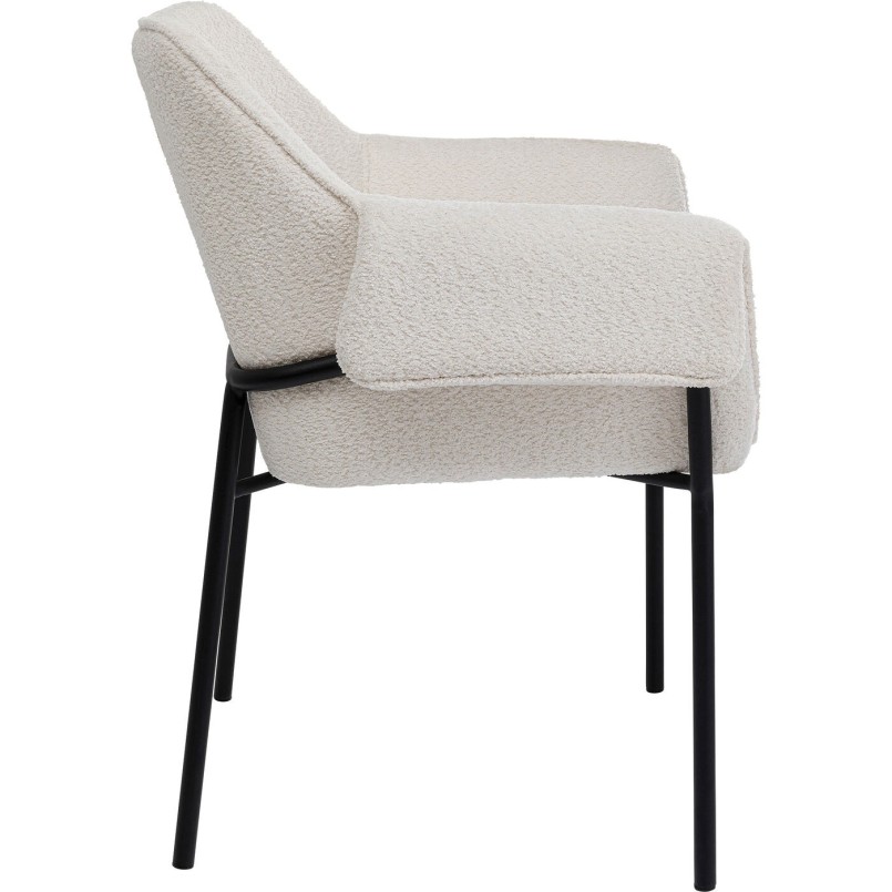 Chaise a. acc. Bess crème