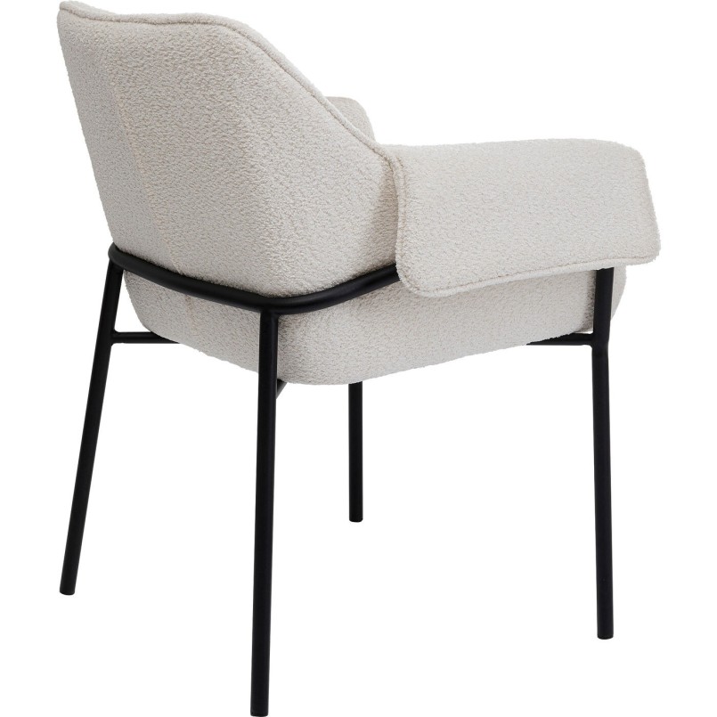 Chaise a. acc. Bess crème