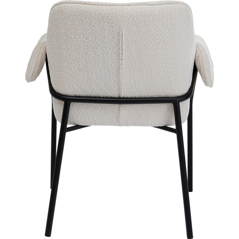 Chaise a. acc. Bess crème