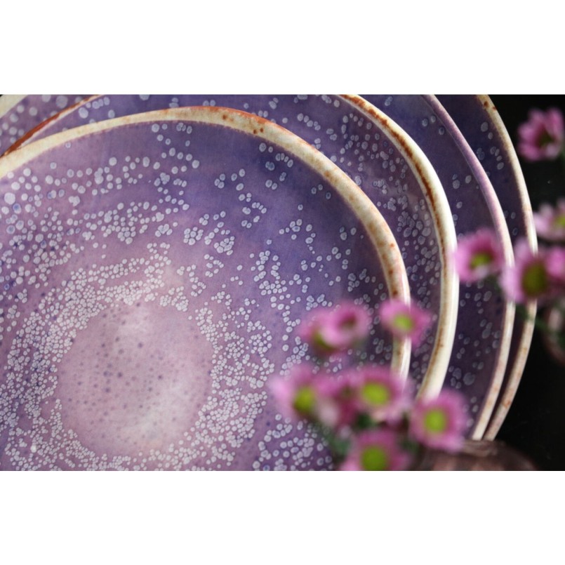 Assiette Shirley violet Ø21cm