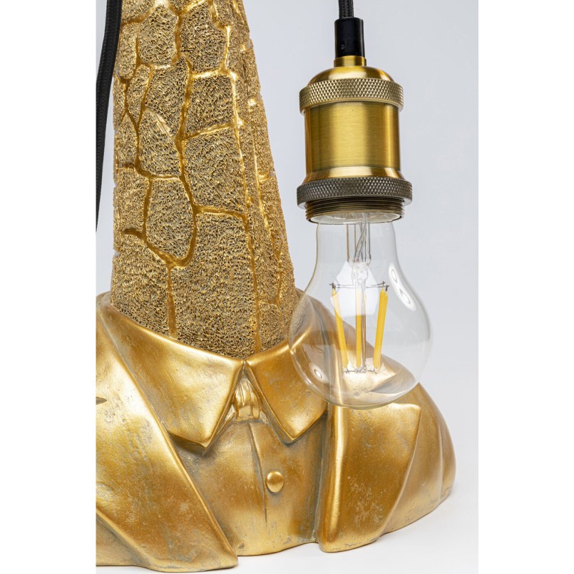Lampe à poser Animal Giraffe doré 50cm