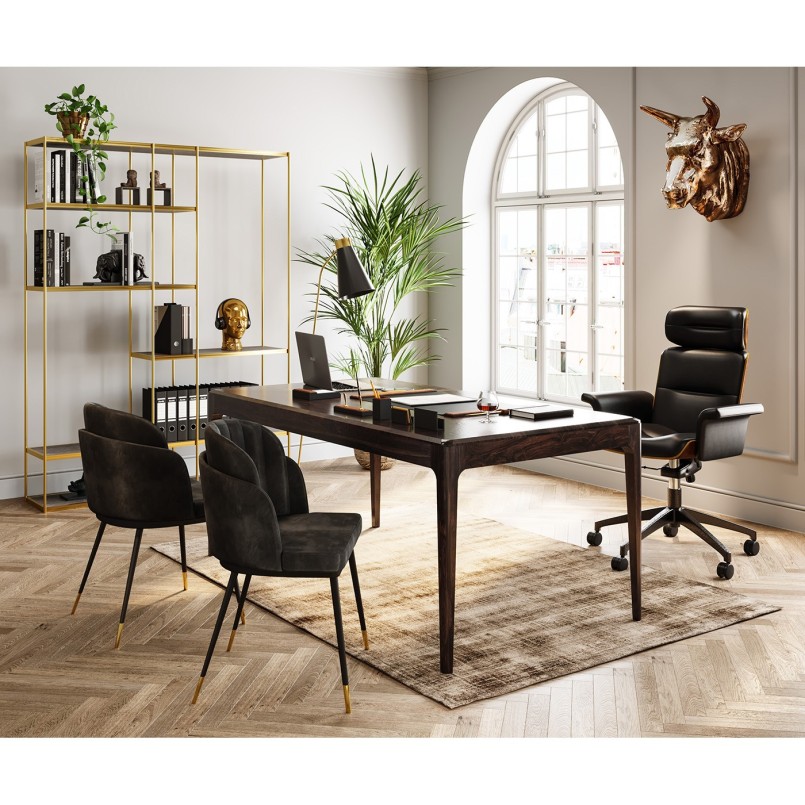 Brooklyn Walnut Table 160x80cm Kare Design