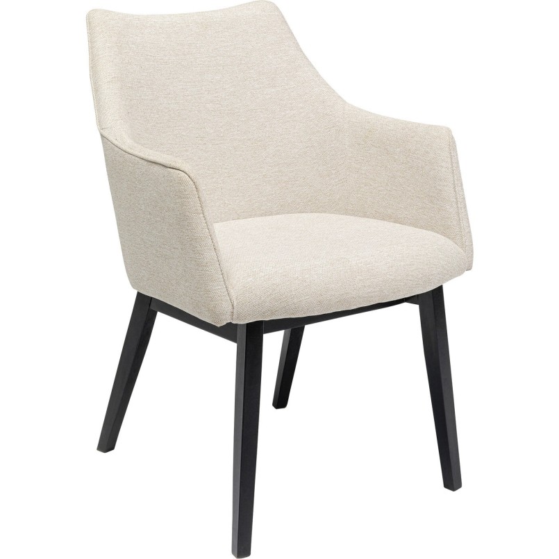 Chaise a. acc. Modino crème