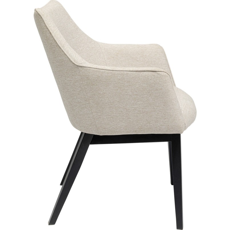 Chaise a. acc. Modino crème