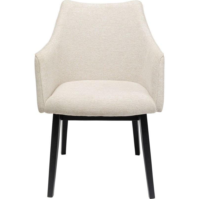 Chaise a. acc. Modino crème