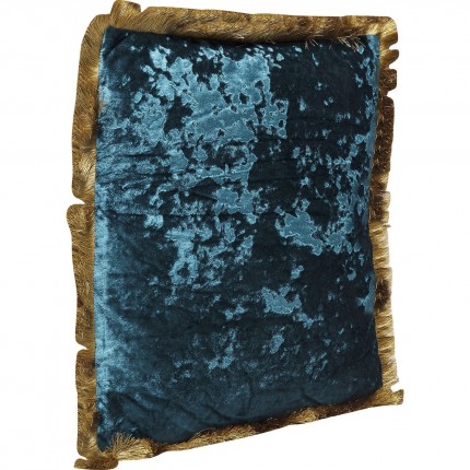 Cushion Fringe Cannes 45x45cm blue Kare Design