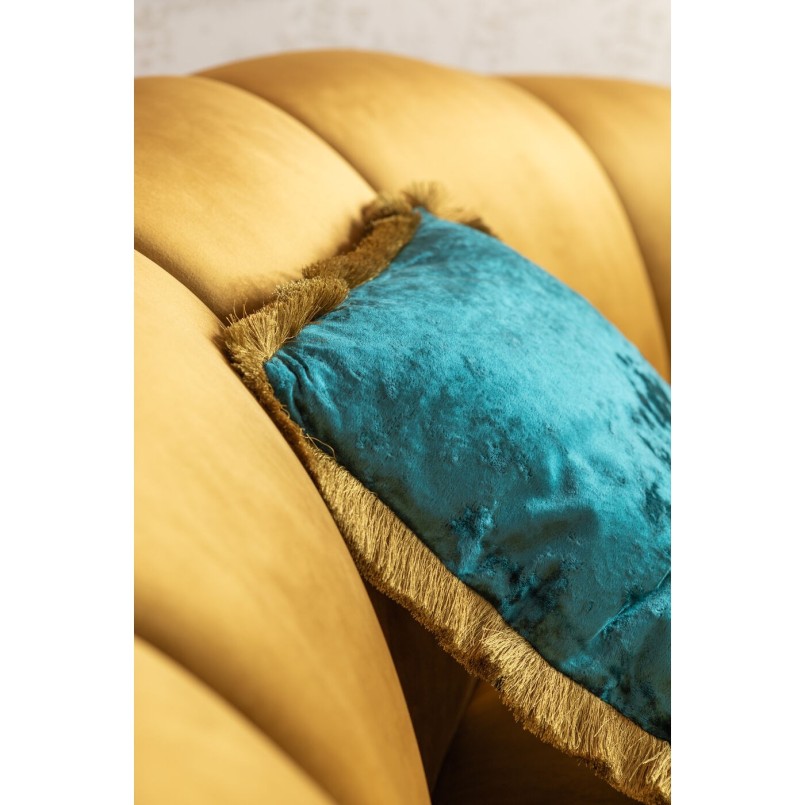 Coussin Cannes pétrole 45x45cm Kare Design