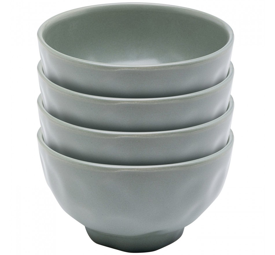 Bowl Organic Ø15cm sage (4/Set) Kare Design Bowl Organic Ø15cm sage (4/Set) Kare Design