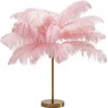 Lampe à poser Feather Palm fuchsia 60cm