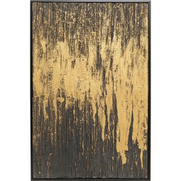 Tableau encadré Abstract noir 80x120cm