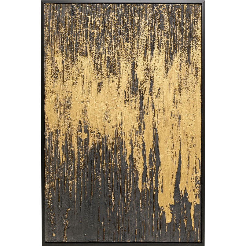 Tableau encadré Abstract noir 80x120cm