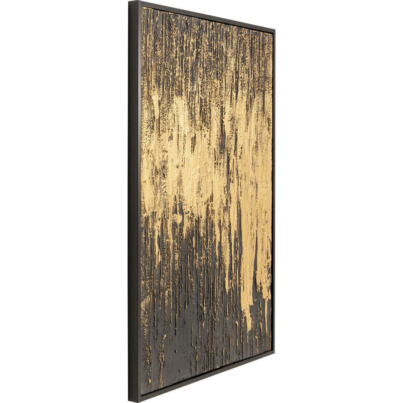 Tableau encadré Abstract noir 80x120cm