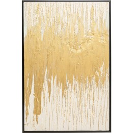 Tableau encadré Abstract blanc 80x120cm