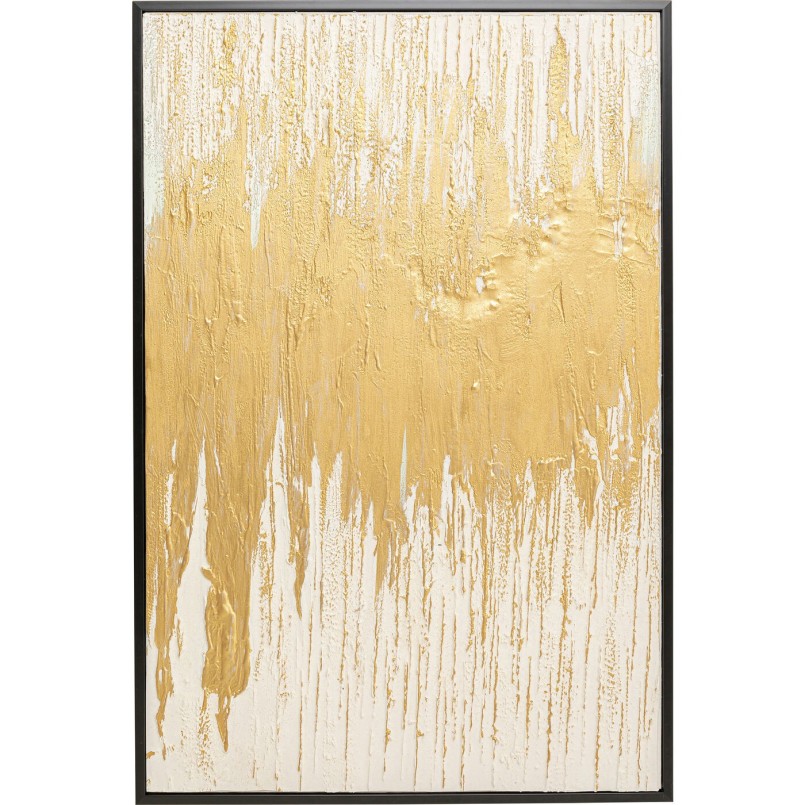 Tableau encadré Abstract blanc 80x120cm