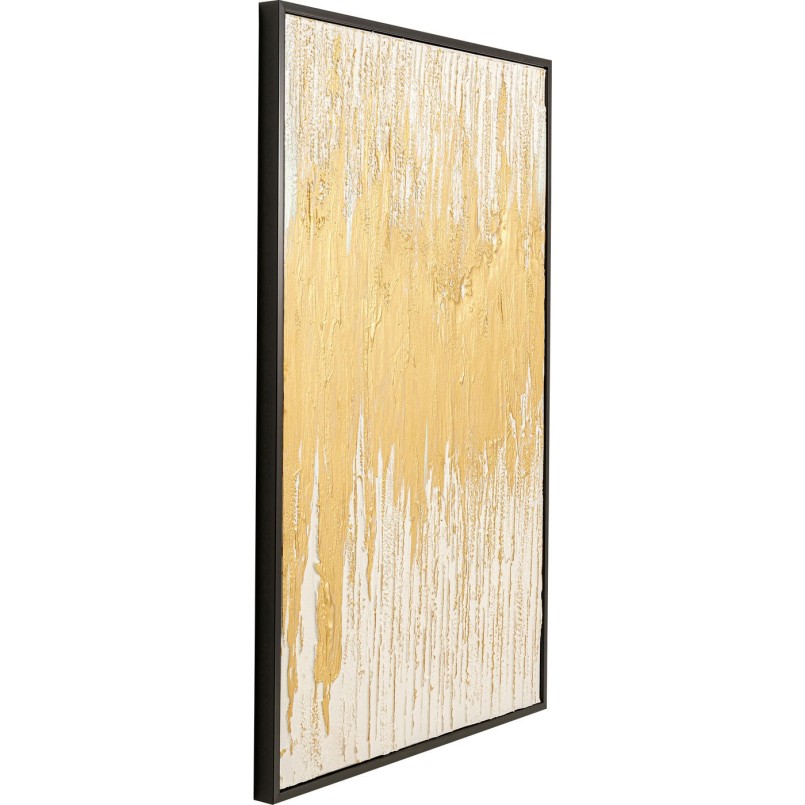 Tableau encadré Abstract blanc 80x120cm