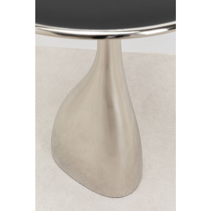 Table d appoint Spacey argenté Ø36cm