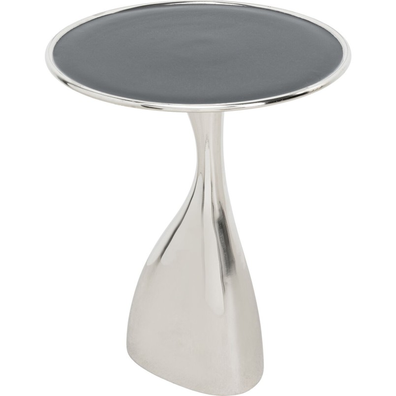 Table d appoint Spacey argenté Ø36cm