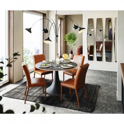 Spiegel Clip 177x32cm zwart Kare Design