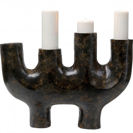 Candle Holder Sticker 4 arms brown Kare Design Candle Holder Sticker 4 arms brown Kare Design