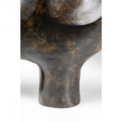 Candle Holder Sticker 4 arms brown Kare Design