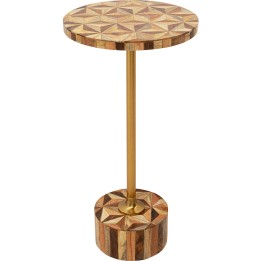 Table d appoint Domero Geo laiton Ø25cm