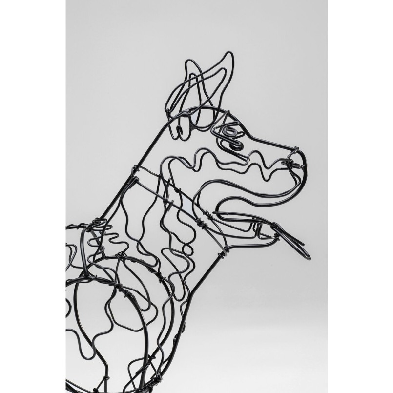 Objet décoratif Wire Attack Dog 36cm