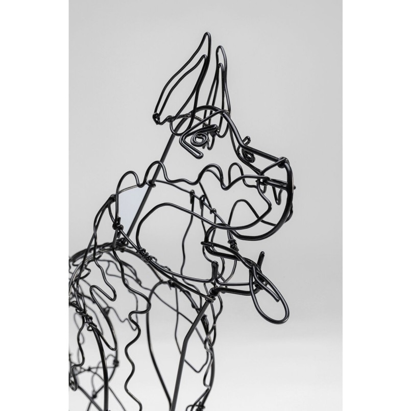 Objet décoratif Wire Attack Dog 36cm