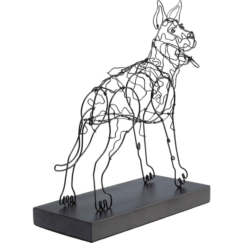 Objet décoratif Wire Attack Dog 36cm