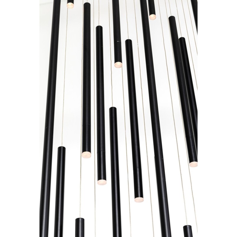 Suspension Living Vegas Deluxe noir mat LED