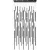Suspension Living Vegas Deluxe noir mat LED