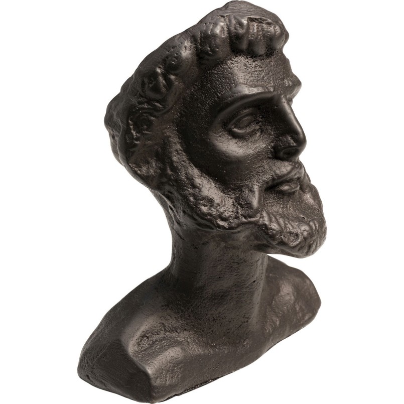 Objet décoratif Bearded Man anthracite 11cm