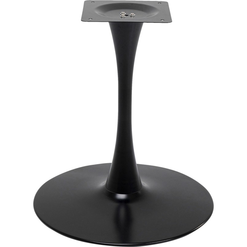 Table Schickeria look noyer noir Ø80cm