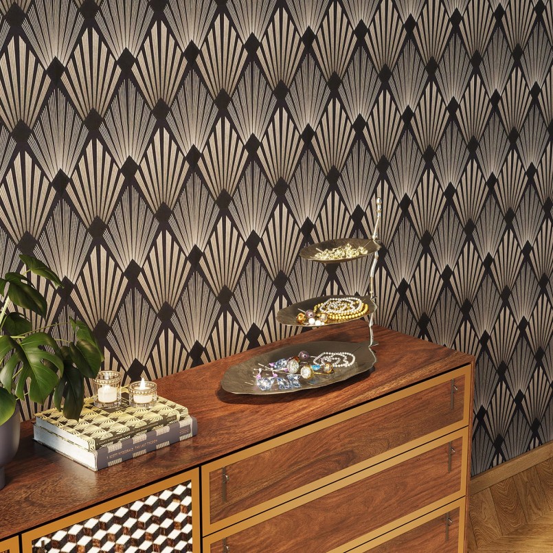 Déco Leaf argent 45cm Kare Design