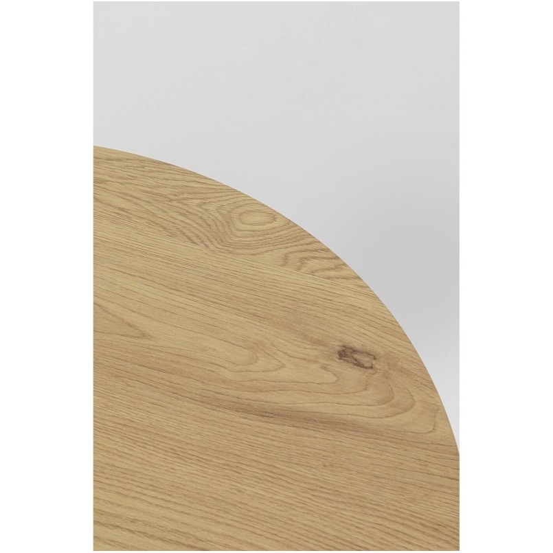 Table Schickeria look chêne blanc Ø110cm