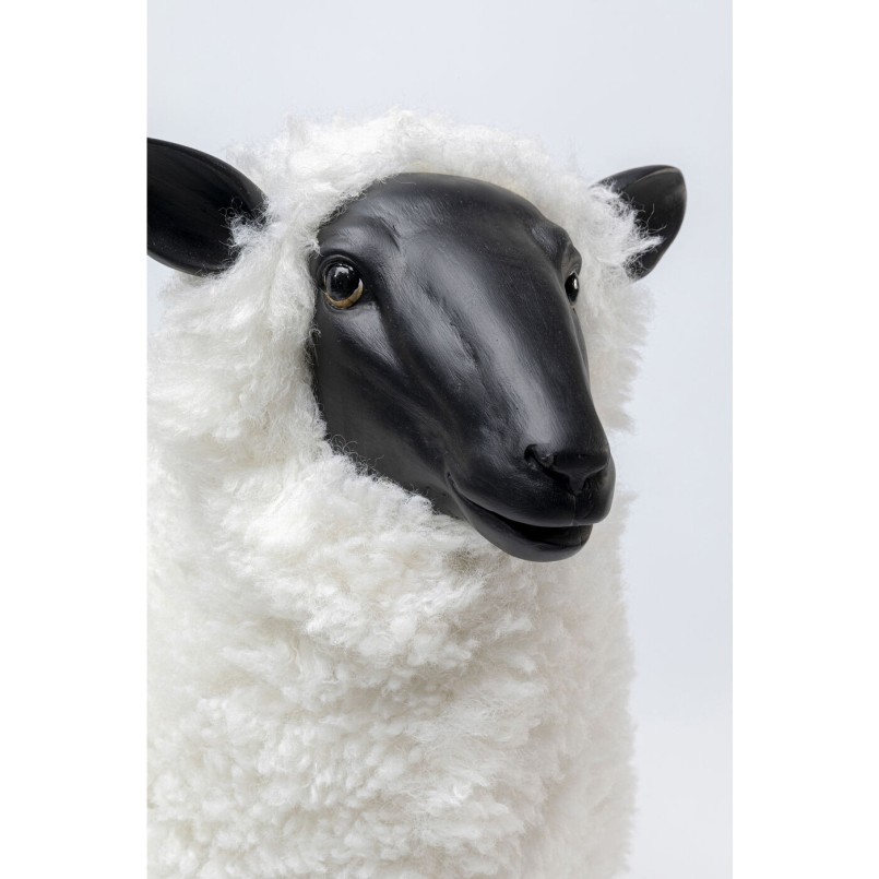 Figurine décorative Bathilde blanc 48cm