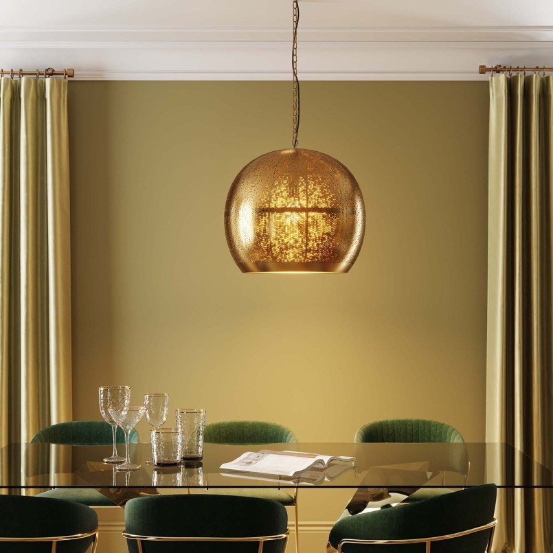 Table Gloria Gold 200x100cm Kare Design
