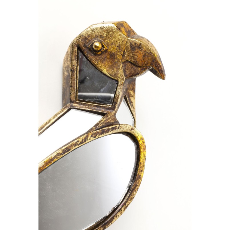 Déco murale miroir Perroquet Kare Design