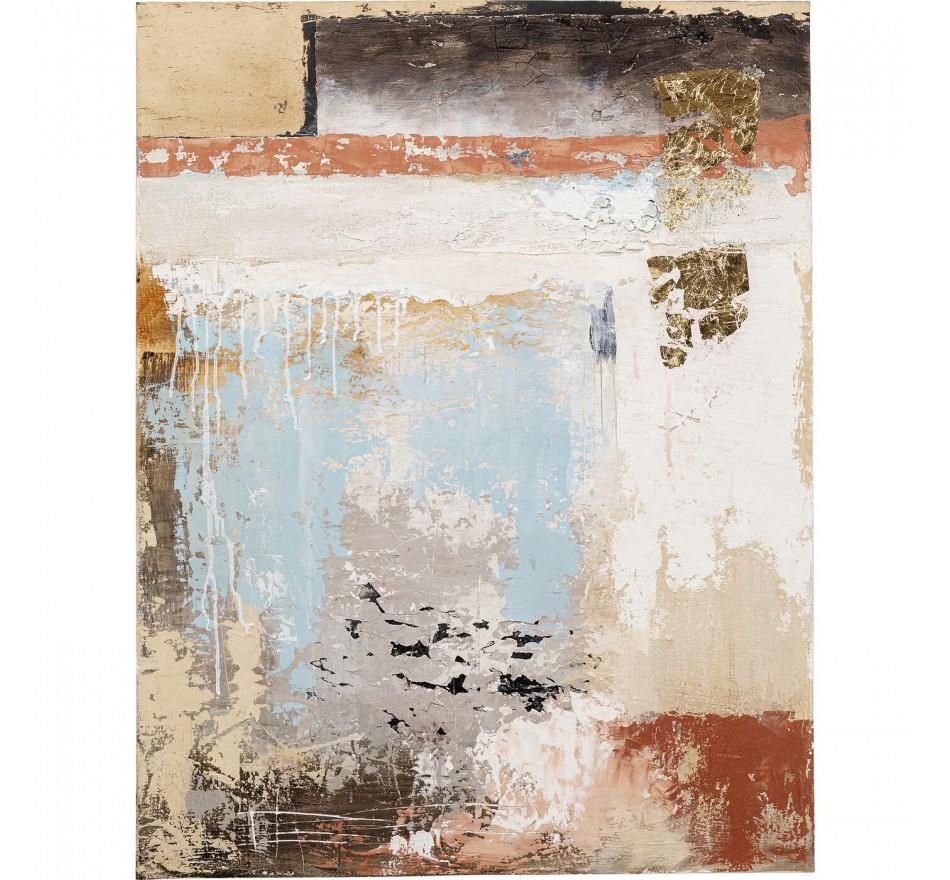 Schilderij Art Splash blauw 90x120cm Kare Design Schilderij Art Splash blauw 90x120cm Kare Design
