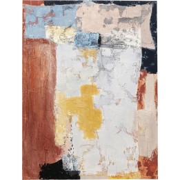 Tableau sur toîle Art Splash orange 90x120cm