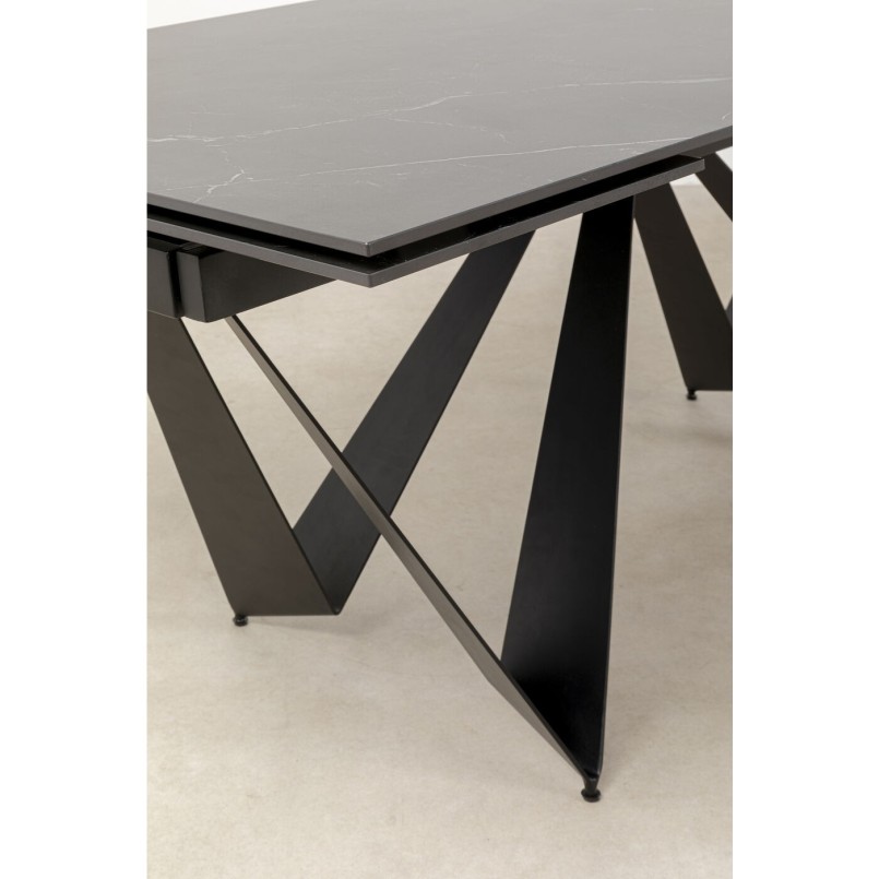 Table à rallonges Sandra 180(40+40)x90cm