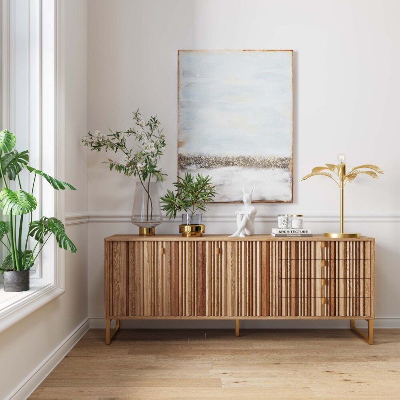 Buffet Concertina nature 186x74cm