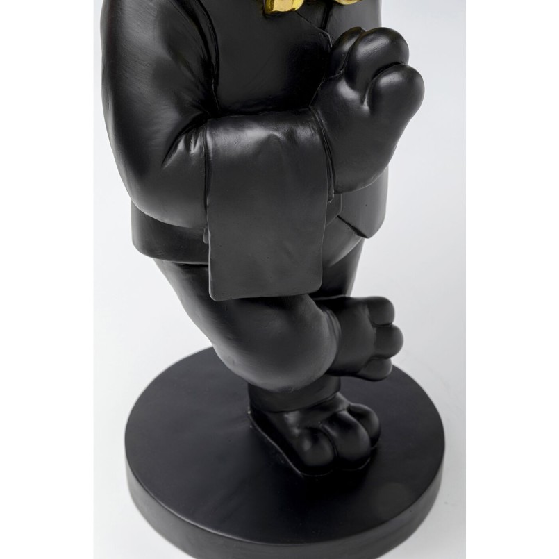 Table d appoint Cool Bulldog Tray noir 34x55cm