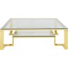 Table basse Gold Rush 120x120cm Kare Design