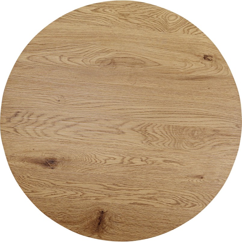 Table Schickeria   chêne - noir Ø80cm