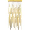 Pendant Lamp Living Vegas Deluxe Brass LED Kare Design