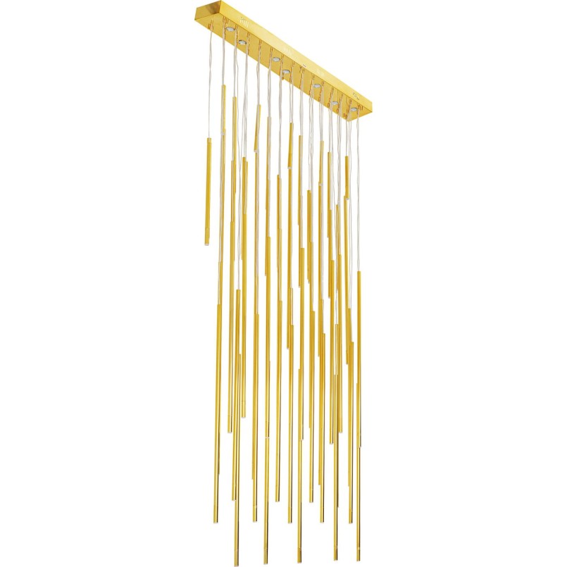 Pendant Lamp Living Vegas Deluxe Brass LED Kare Design