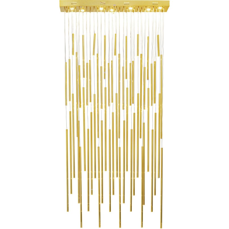 Pendant Lamp Living Vegas Deluxe Brass LED Kare Design