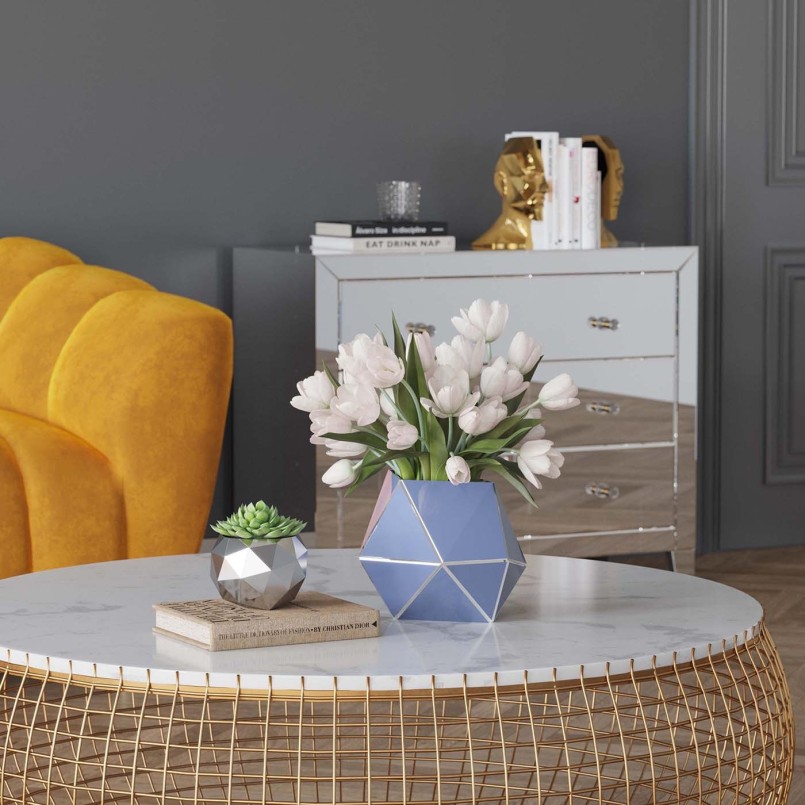 Commode Luxury 3-tiroirs Kare Design
