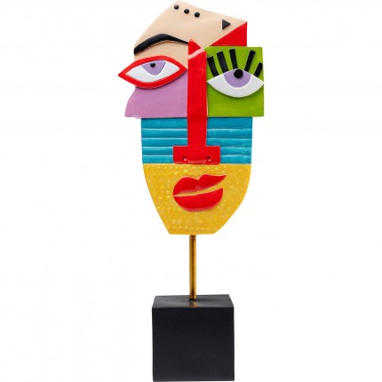 Deco Abstract Face Multicolour Kare Design Deco Abstract Face Multicolour Kare Design
