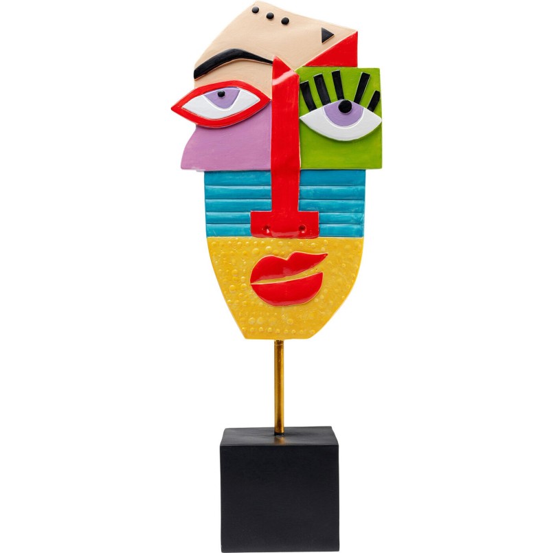 Objet décoratif Abstract Face Multicolour 52